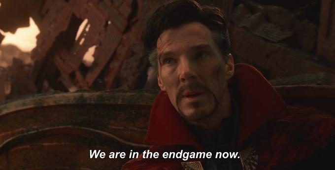 dr strange endgame meme